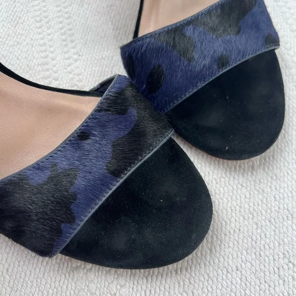 Charlotte Stone Heels Sandals Blue Size 7