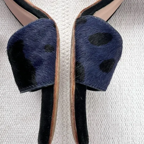 Charlotte Stone Heels Sandals Blue Size 7