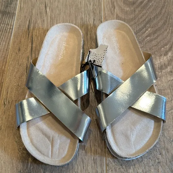 Chatties Girl’s Silver Sandals Size 3