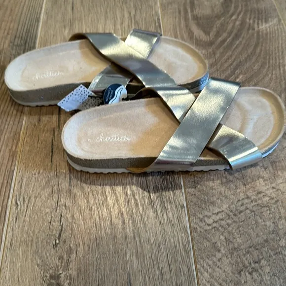 Chatties Girl’s Silver Sandals Size 3