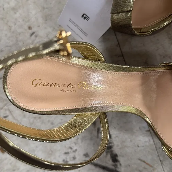 Chic Gold Women's Heels