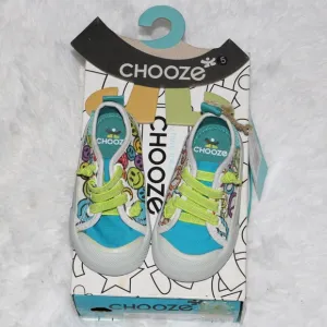 Chooze Smile Face Kids Shoes Toddler Favorite  Colorful Sneaker Size 5T BraneNEW