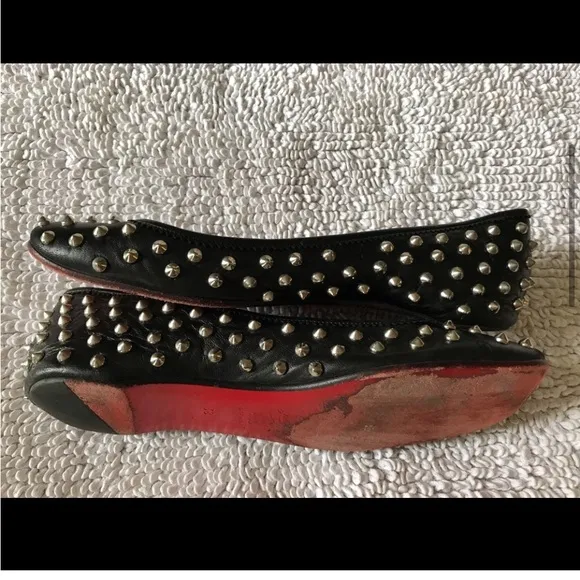 Christian Louboutin Black Flats Timeless Design
