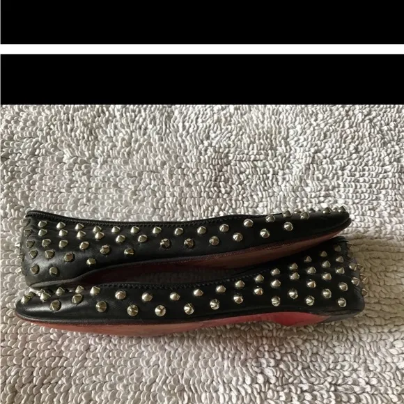 Christian Louboutin Black Flats Timeless Design