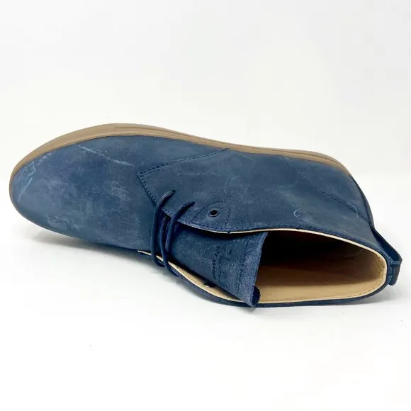 Clae Strayhorn SP Navy Waxed Mens Premium Sneakers