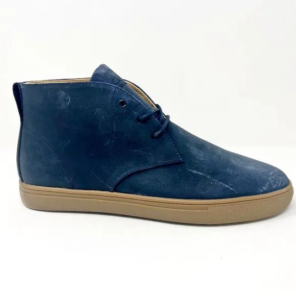 Clae Strayhorn SP Navy Waxed Mens Premium Sneakers