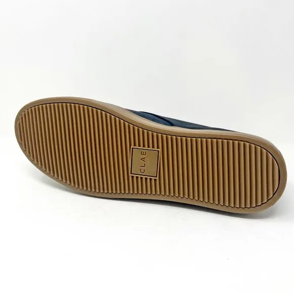 Clae Strayhorn SP Navy Waxed Mens Premium Sneakers