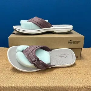 Clark cloudsteppers purple breeze sea sandals with box