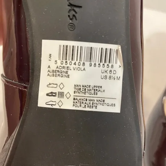 Clarks Collection Adriel Viola Heels Shoes Size 8 1/2 M NWT