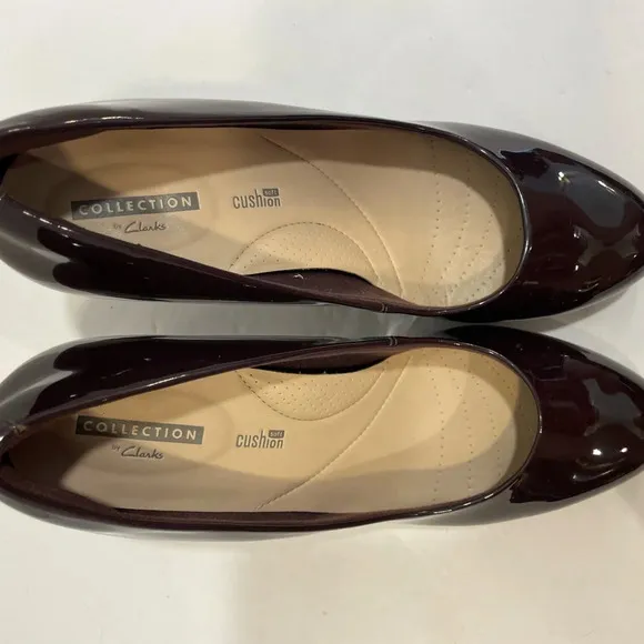 Clarks Collection Adriel Viola Heels Shoes Size 8 1/2 M NWT