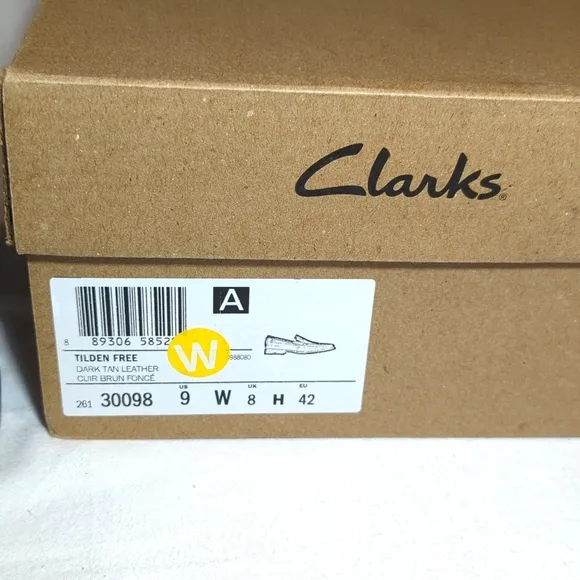 Clark's Collection Men's Loafers Brown Leather Size 9W