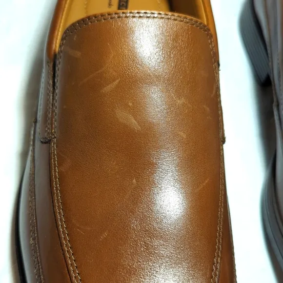 Clark's Collection Men's Loafers Brown Leather Size 9W