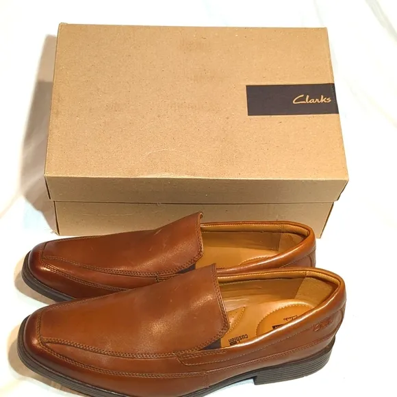 Clark's Collection Men's Loafers Brown Leather Size 9W