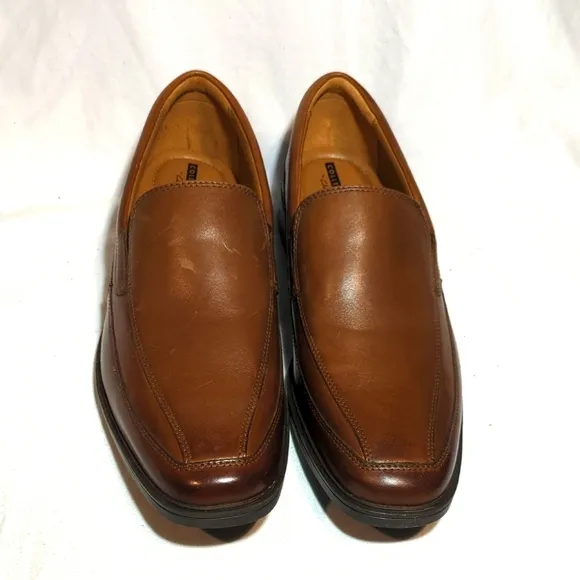 Clark's Collection Men's Loafers Brown Leather Size 9W