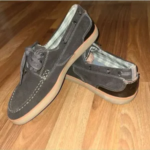 Clarks Dark Brown Higley Lace Casual Shoes Mens Size 9.5M