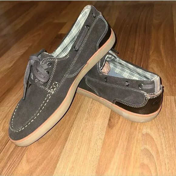 Clarks Dark Brown Higley Lace Casual Shoes Mens Size 9.5M