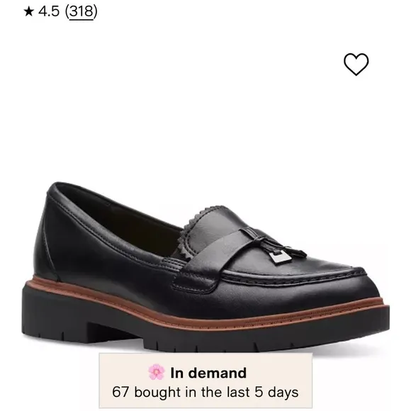 Clark’s Women's Westlynn Bella Black Loafers