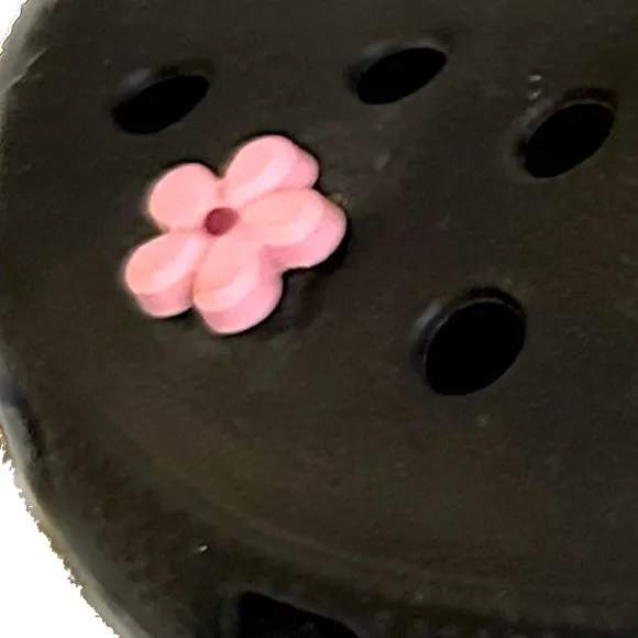 CLASSIC CROCS W/FLOWER JIBBITZ UNISEX SZ:M W(8-9)  M(6-7) Comfy Shoes w/Supt