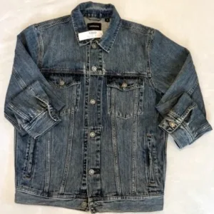 Classic Unisex J Crew Denim Jacket in '5 Year Wash' Size Small‌‌‌‌‌‌