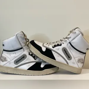 Coach Distressed leather and suede high-Top Sneakers/*Rare*Brand New!!! Unisex
