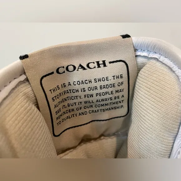 Coach Distressed leather and suede high-Top Sneakers/*Rare*Brand New!!! Unisex