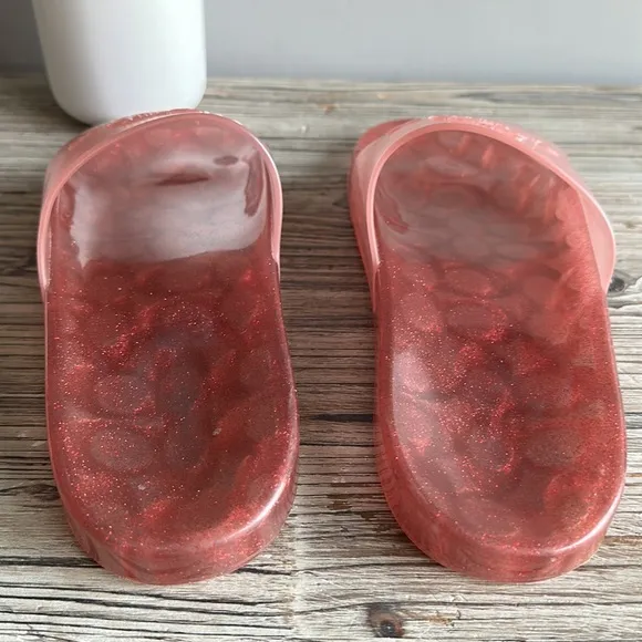 Coach jelly sandals size 10 great used condition