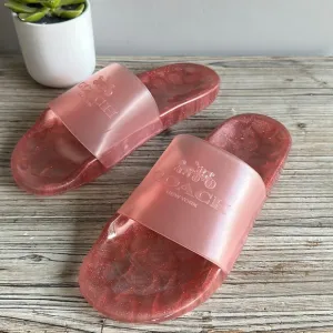 Coach jelly sandals size 10 great used condition