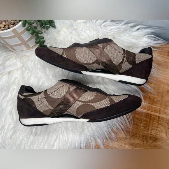 Coach | Kyra Sneaker | Brown Logo | Size 6