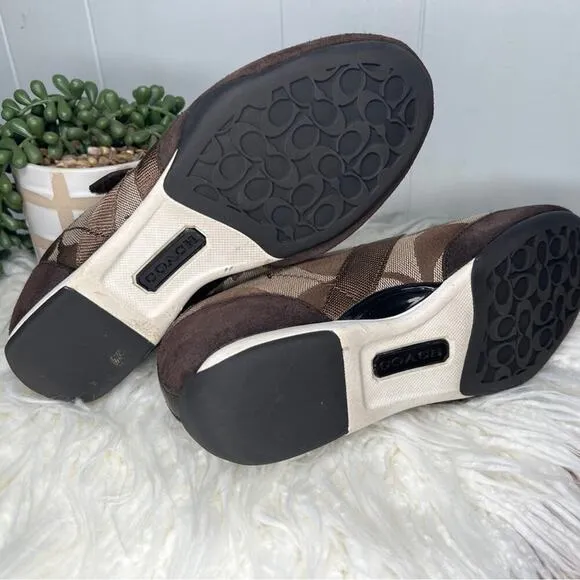 Coach | Kyra Sneaker | Brown Logo | Size 6