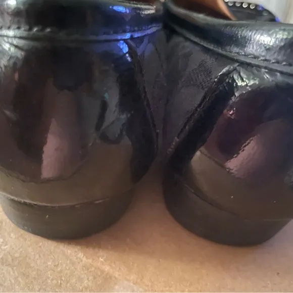 Coach Logo Black Loafers