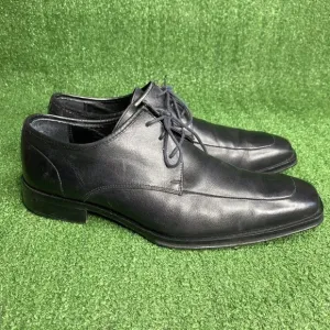 COACH Men's Black Leather ROCKWELL Oxford Lace Up Dress Shoes Size 10 D Italy