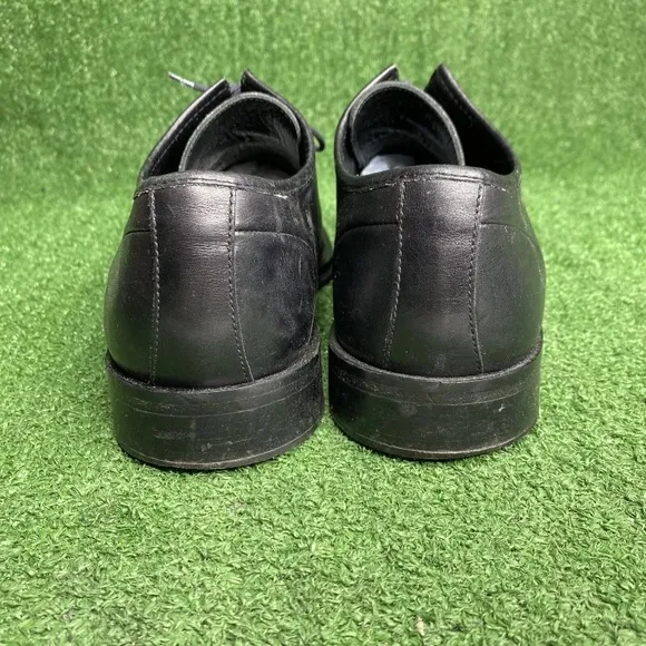 COACH Men's Black Leather ROCKWELL Oxford Lace Up Dress Shoes Size 10 D Italy