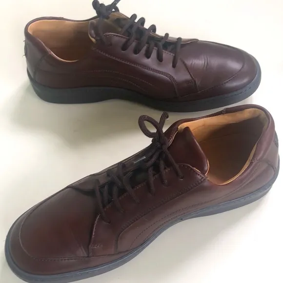 Coach Men's Brown Leather Dress Shoes Sz 11D
