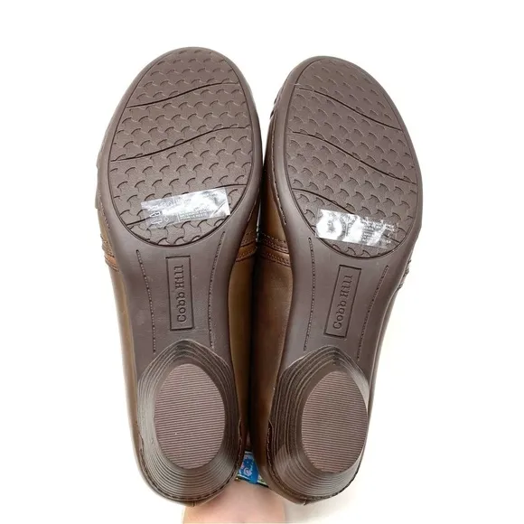 COBB HILL WOMEN'S LAUREL SLIP-ON SHOE Brown Leather
