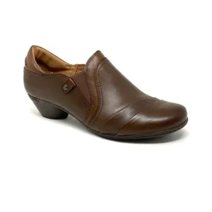 COBB HILL WOMEN'S LAUREL SLIP-ON SHOE Brown Leather