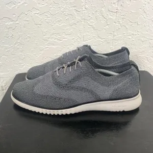 Cole Haan 2.ZeroGrand Men 13 Wingtip Oxford Gray Casual Shoes Sneaker Stitchlite