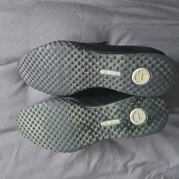 Cole Haan Air Estadio Strap II Black Casual Shoes Sz 9.5
