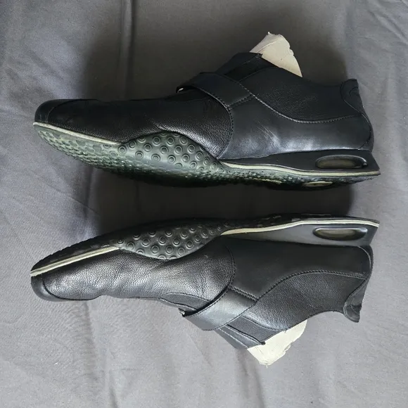 Cole Haan Air Estadio Strap II Black Casual Shoes Sz 9.5