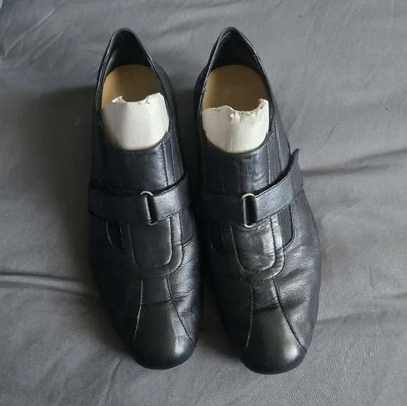 Cole Haan Air Estadio Strap II Black Casual Shoes Sz 9.5