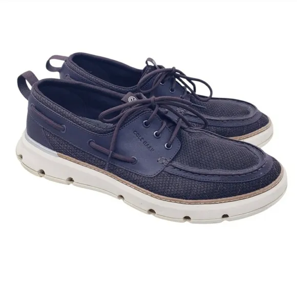 Cole Haan Brown 4.ZeroGrand Regatta Boat Shoes Loafers Men's Size 11.5 Wide