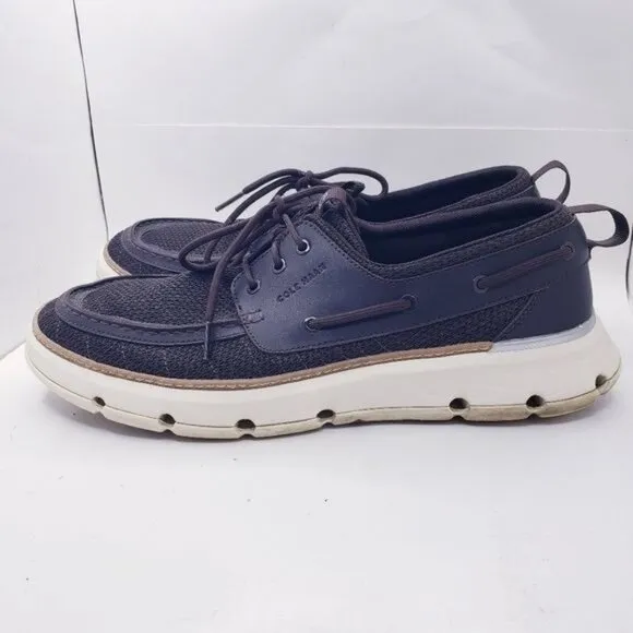 Cole Haan Brown 4.ZeroGrand Regatta Boat Shoes Loafers Men's Size 11.5 Wide