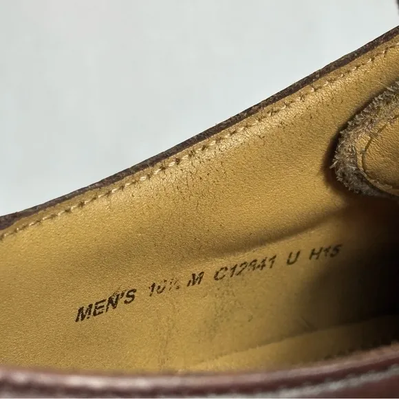 Cole haan brown leather lace up oxford dress shoes