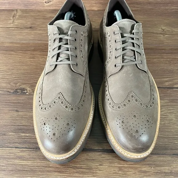 Cole Haan Davidson Brown Leather Wingtip Dress Shoes Men’s Size 10.5