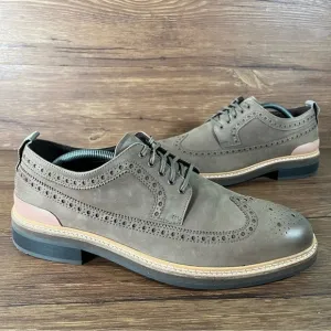 Cole Haan Davidson Brown Leather Wingtip Dress Shoes Men’s Size 10.5