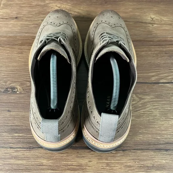 Cole Haan Davidson Brown Leather Wingtip Dress Shoes Men’s Size 10.5