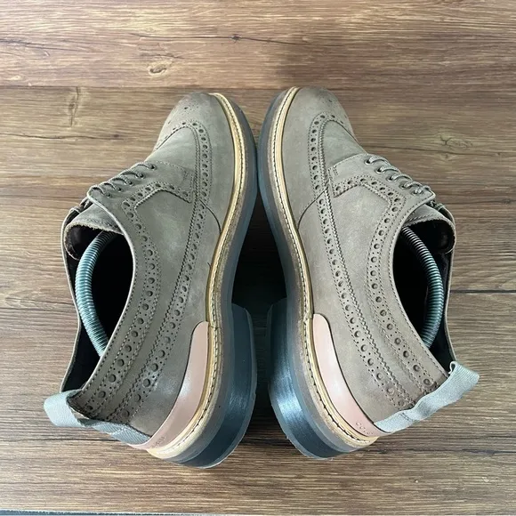 Cole Haan Davidson Brown Leather Wingtip Dress Shoes Men’s Size 10.5