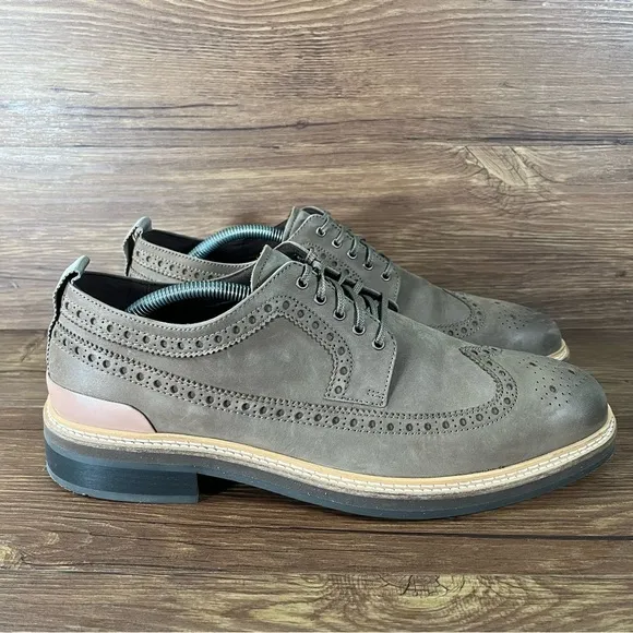 Cole Haan Davidson Brown Leather Wingtip Dress Shoes Men’s Size 10.5