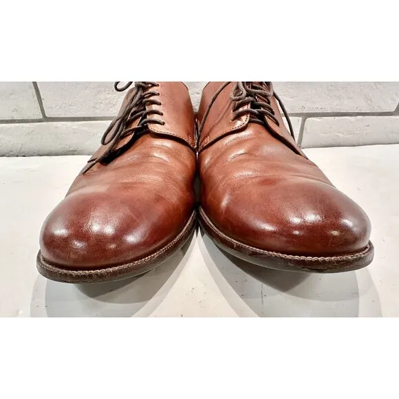 Cole Haan Dress Shoes Mens 15 M Williams Oxford Brown Leather Almond Toe C24118