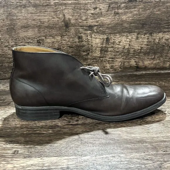 Cole Haan Grand OS Dress Chukka Boot Brown Leather Men Shoes Lace Up Size 11M‎