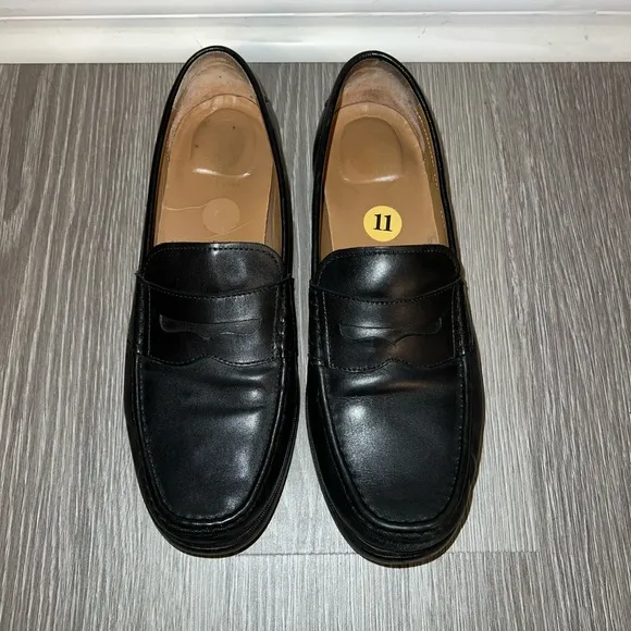 Cole Haan Grand OS Pinch Hand Sewn Black Loafers